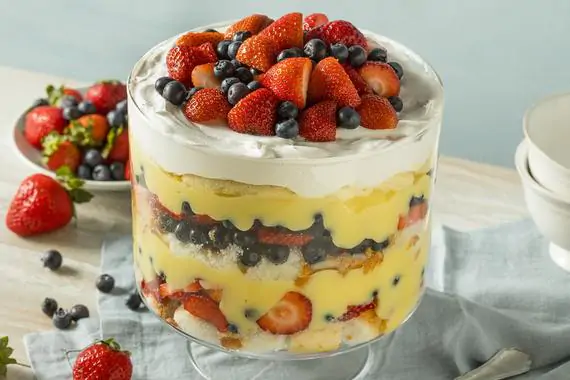 Strawberry Custard Trifle | Stay at Home Mum.com.au