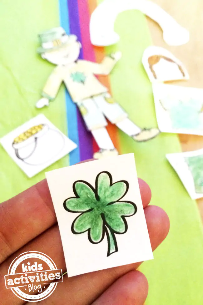 Printable four leaf clover