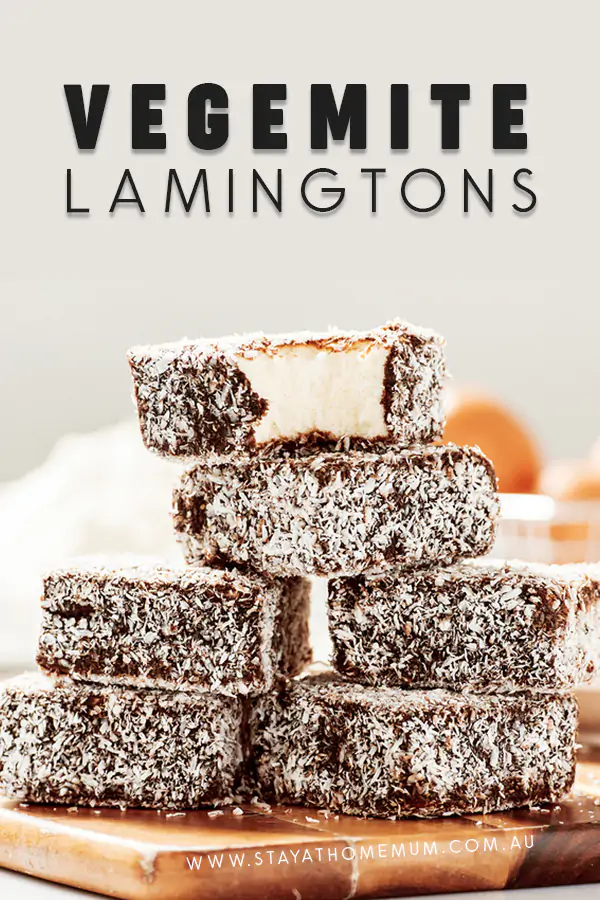 Vegemite Lamingtons | Stay at Home Mum